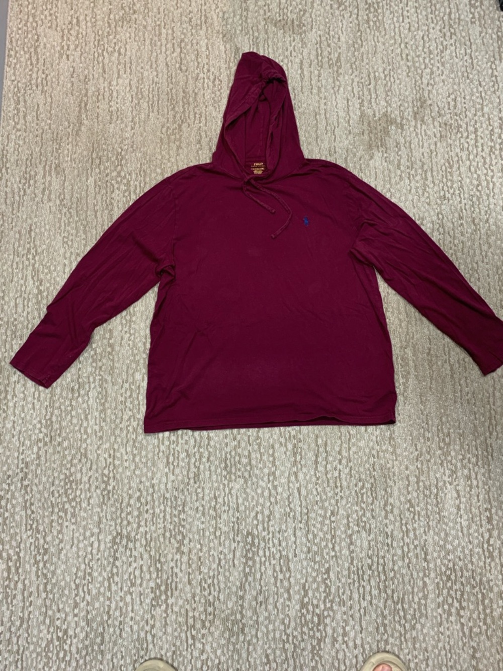 Polo Ralph Lauren Hooded Long Sleeve Top (381)